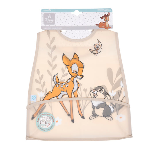 Bambi Babero Impermeable con Bolsillo Disney - Bambi y Tambor