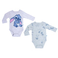 Cargar la imagen en la vista de la galería, Stitch bipack de bodies manga larga 100% algodón Disney