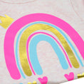 Cargar la imagen en la vista de la galería, Bipack de bodies manga larga 100% algodón - lluvia de arcoiris