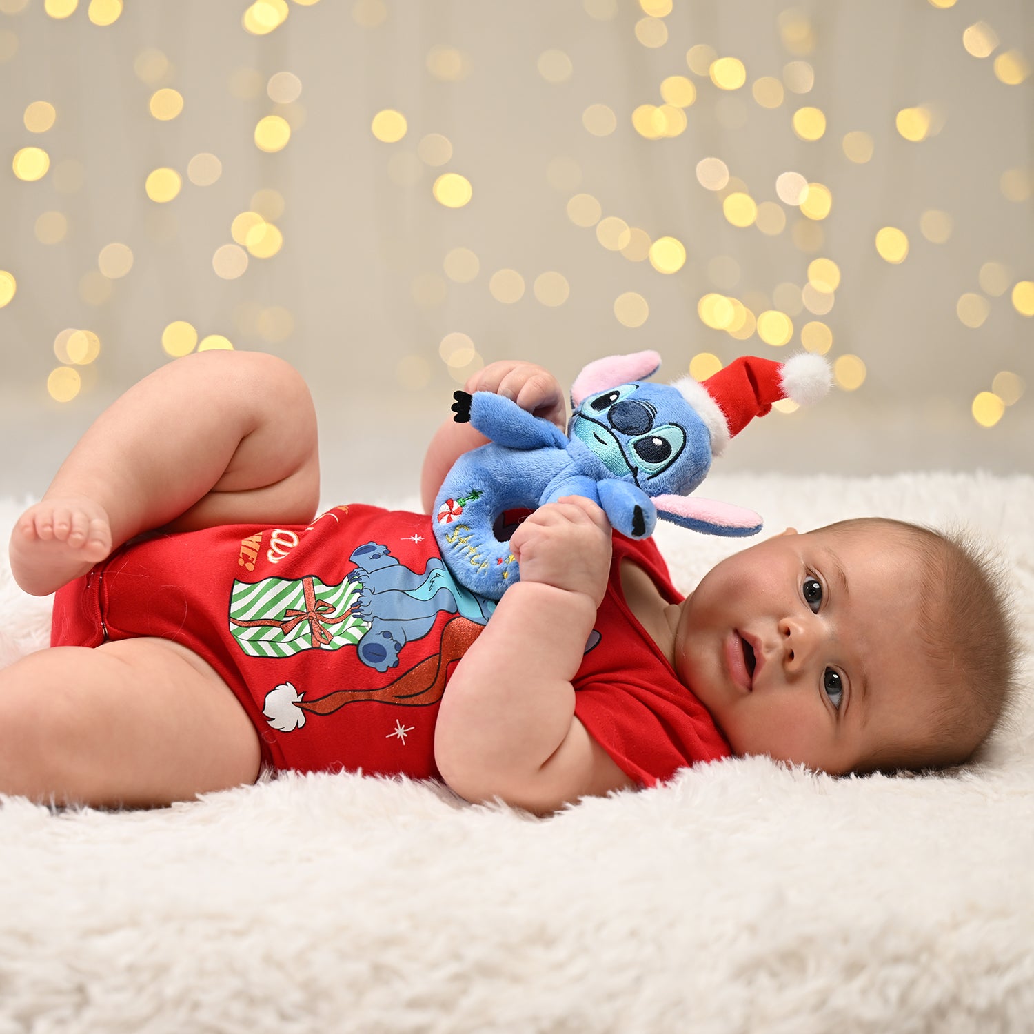 Set 3 piezas navidad Stitch unisex