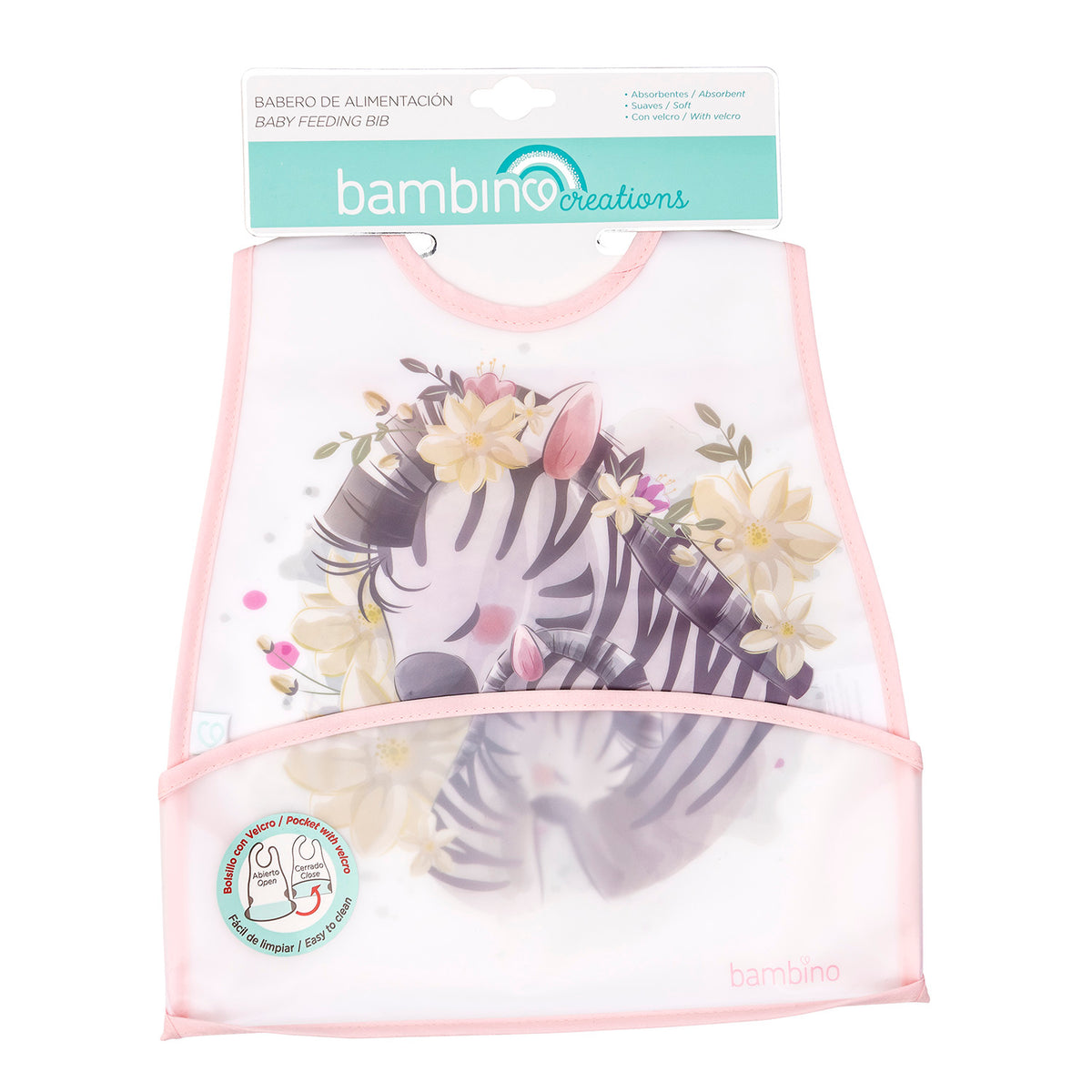 Babero Impermeable Cebra