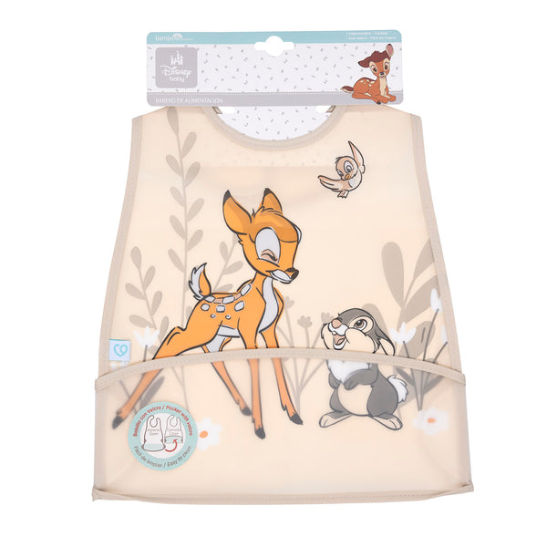 Bambi Babero Impermeable con Bolsillo Disney - Bambi y Tambor