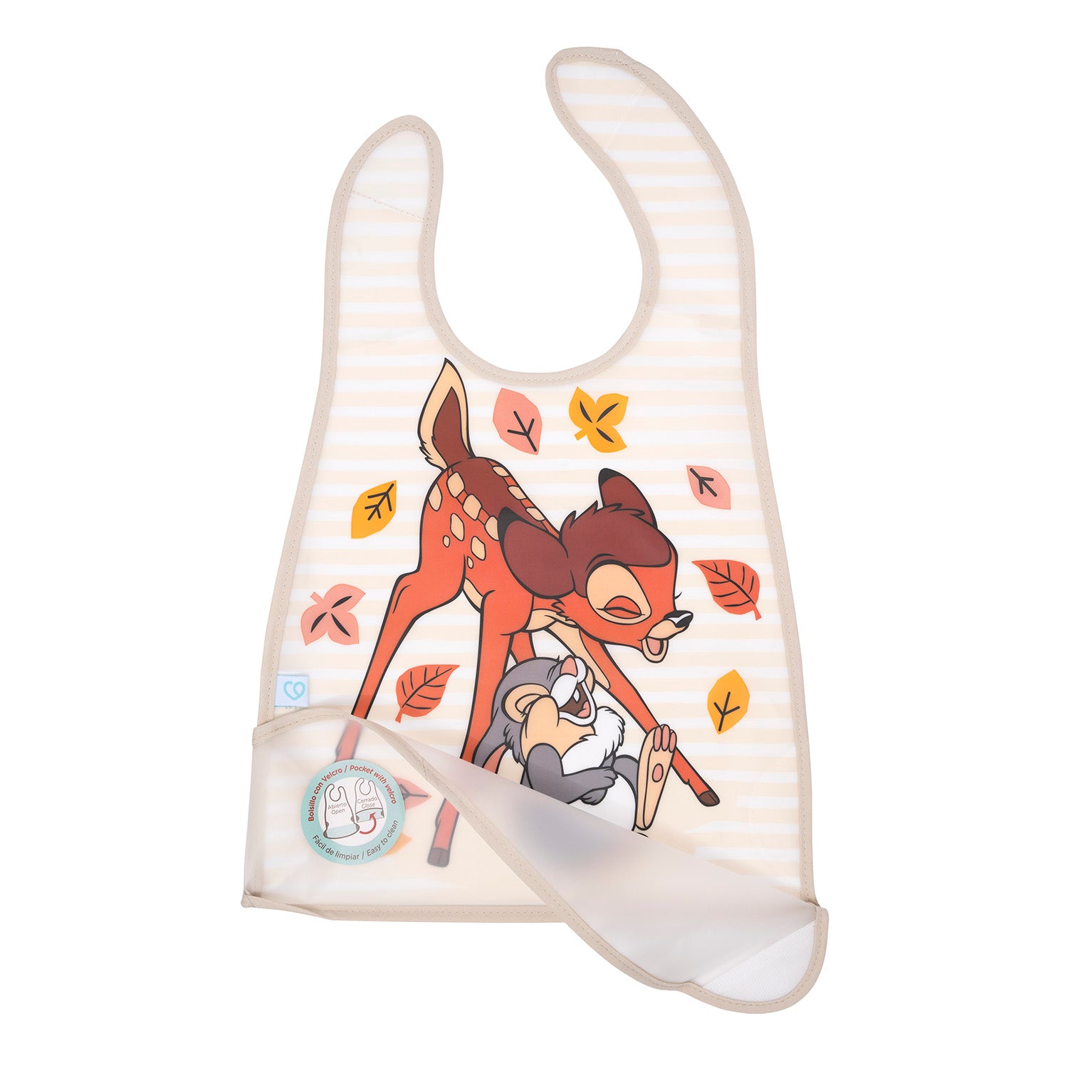 Bambi Babero Impermeable con Bolsillo Disney - Bambi Jugando