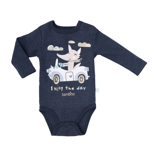 2 Bodies manga larga 100% algodón - zorro explorador