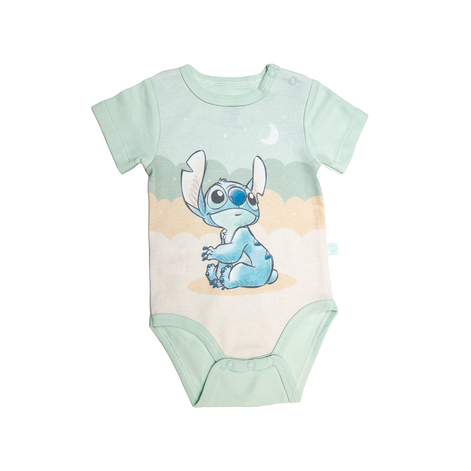 Stitch Bipack de Bodies Manga Corta 100% Algodón Disney - Stitch Unisex