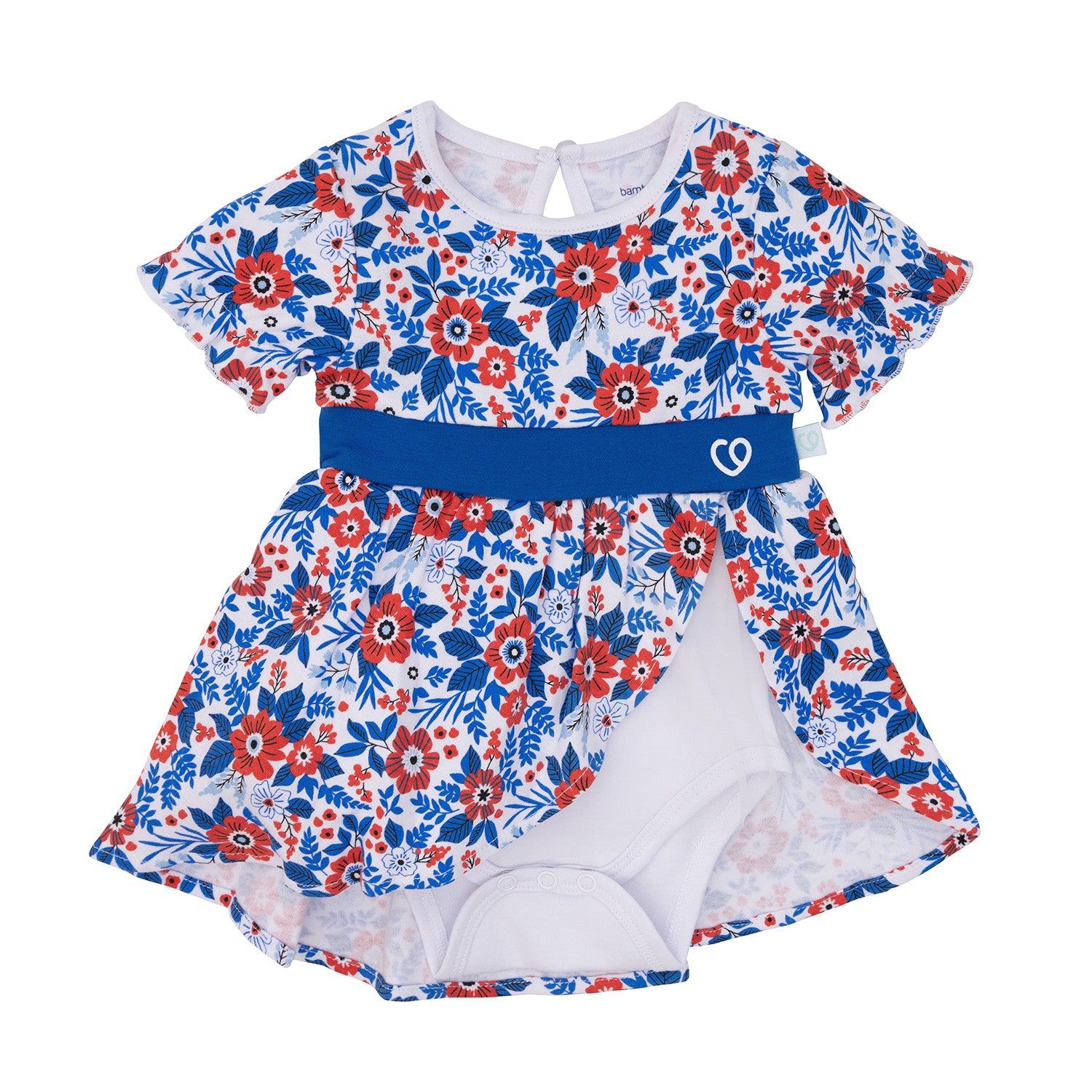 Body Vestido Fiestas Patrias 100% Algodón - Huasita Floreada
