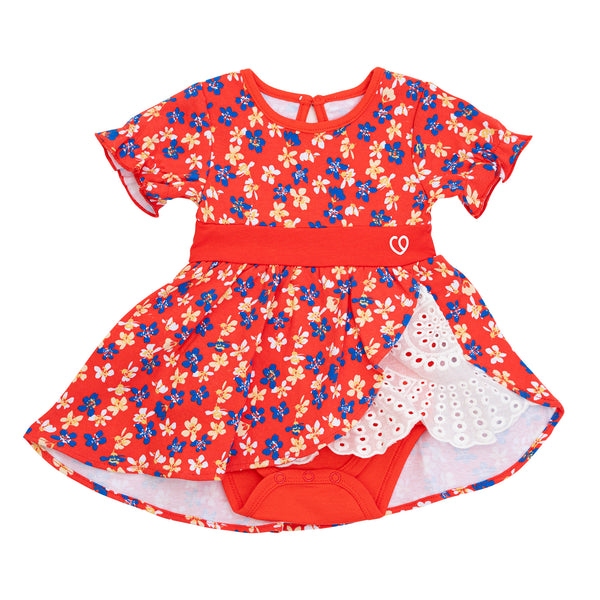 Body Vestido Fiestas Patrias 100% Algodón - Huasita con Delantal
