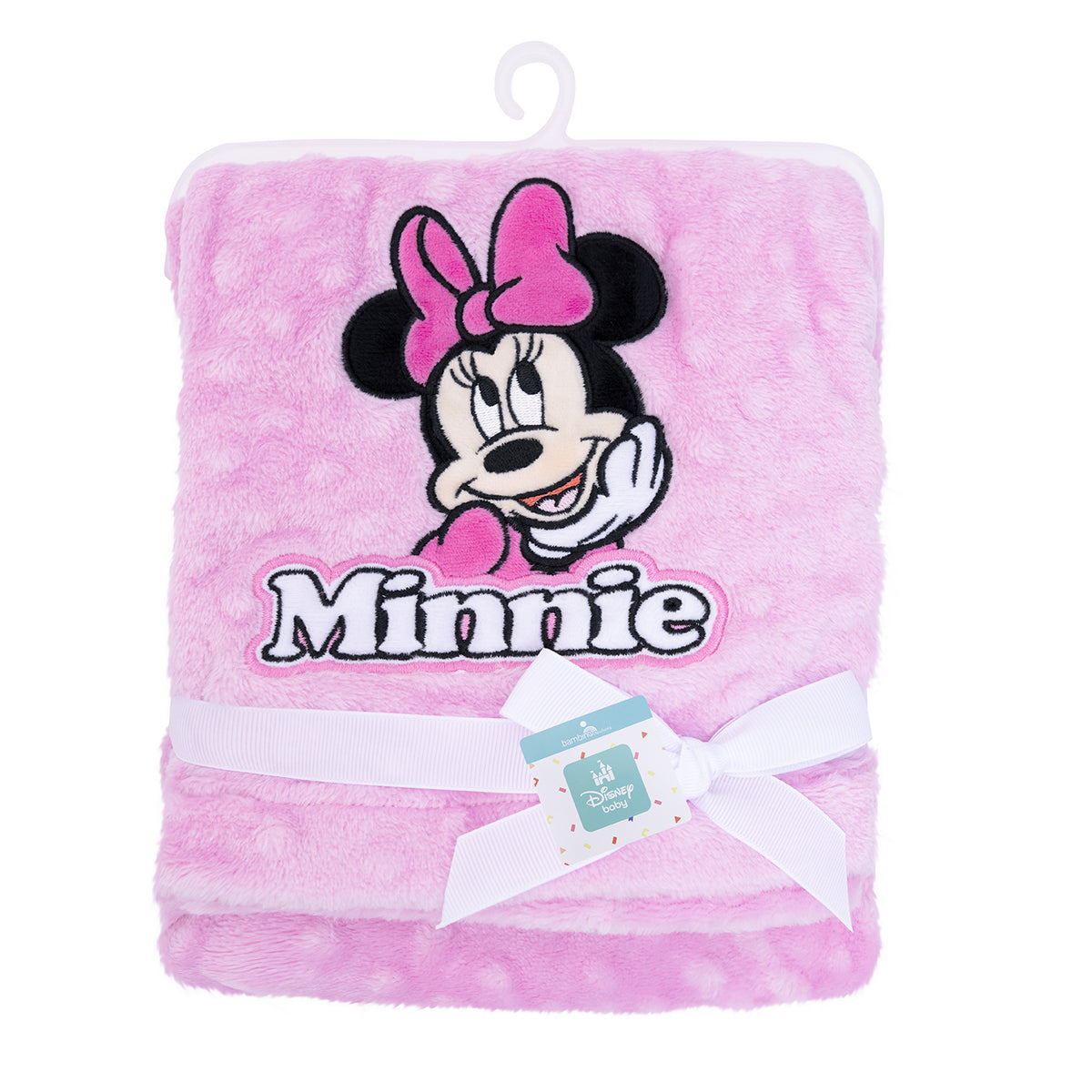 Frazada de Coral Minnie Bordada