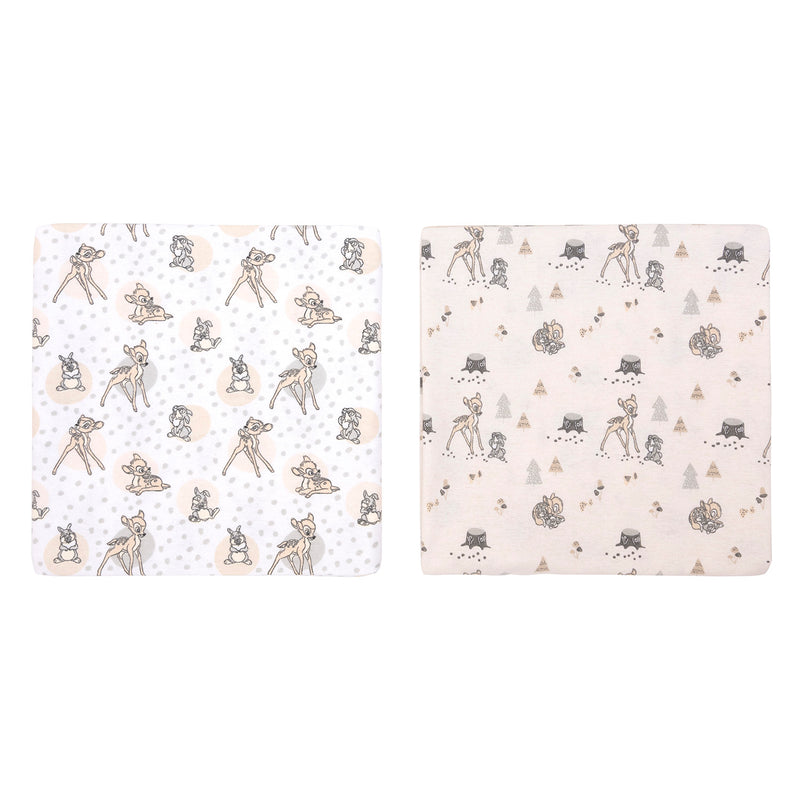 Bambi Bipack de Mantitas de Franela 100% Algodón Disney - Bambi en el bosque
