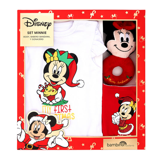 Minnie Set de Regalo Mi Primera Navidad Disney - Navidad