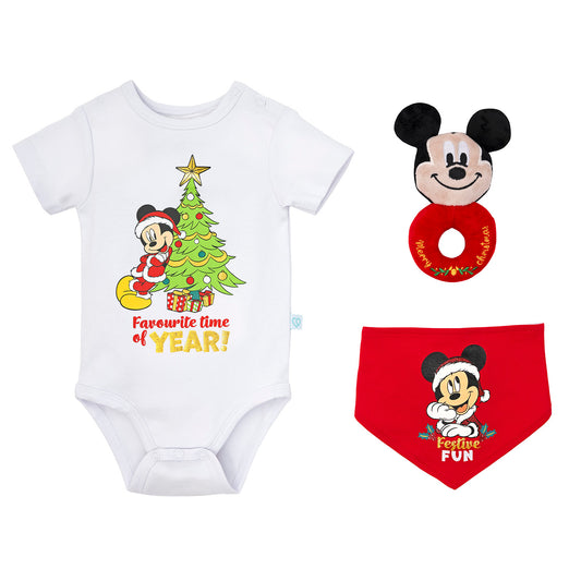 Mickey Set de Regalo Mi Primera Navidad Disney - Navidad