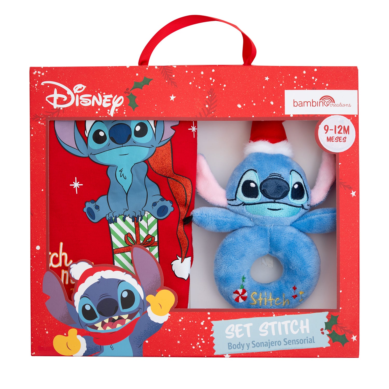 Set 3 piezas navidad Stitch unisex