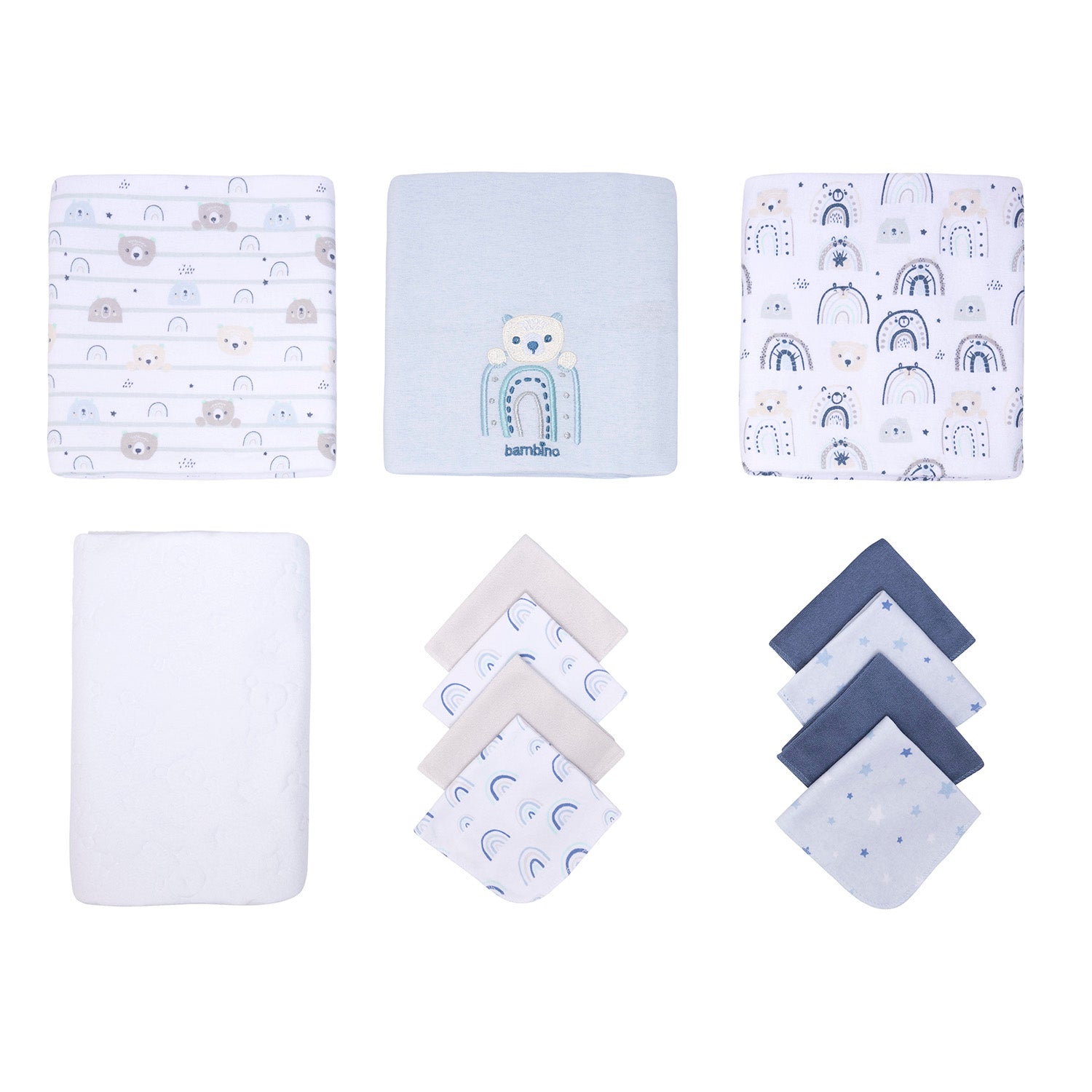 Caja de Regalo Baby Shower - Arcoiris y Osos