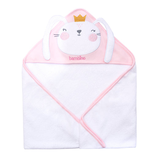 Toalla con Capucha 100% Algodón - Coneja Princesa
