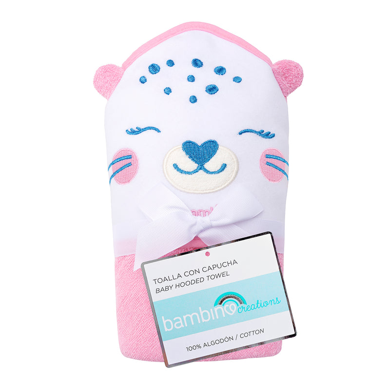 Toalla con Capucha Fucsia Chita