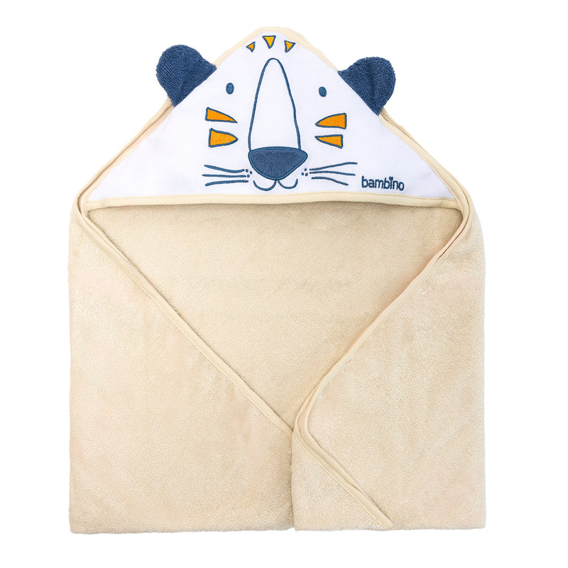 Toalla con Capucha 100% Algodón - Tigre