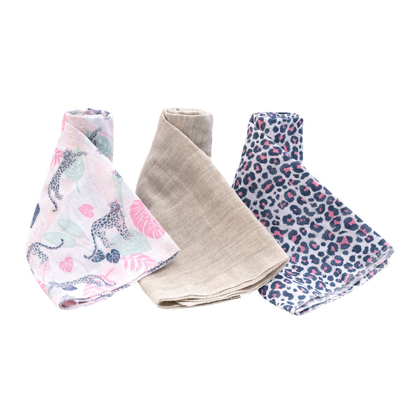 Pañales Tutos 100% Algodón Muselina - Chita Print