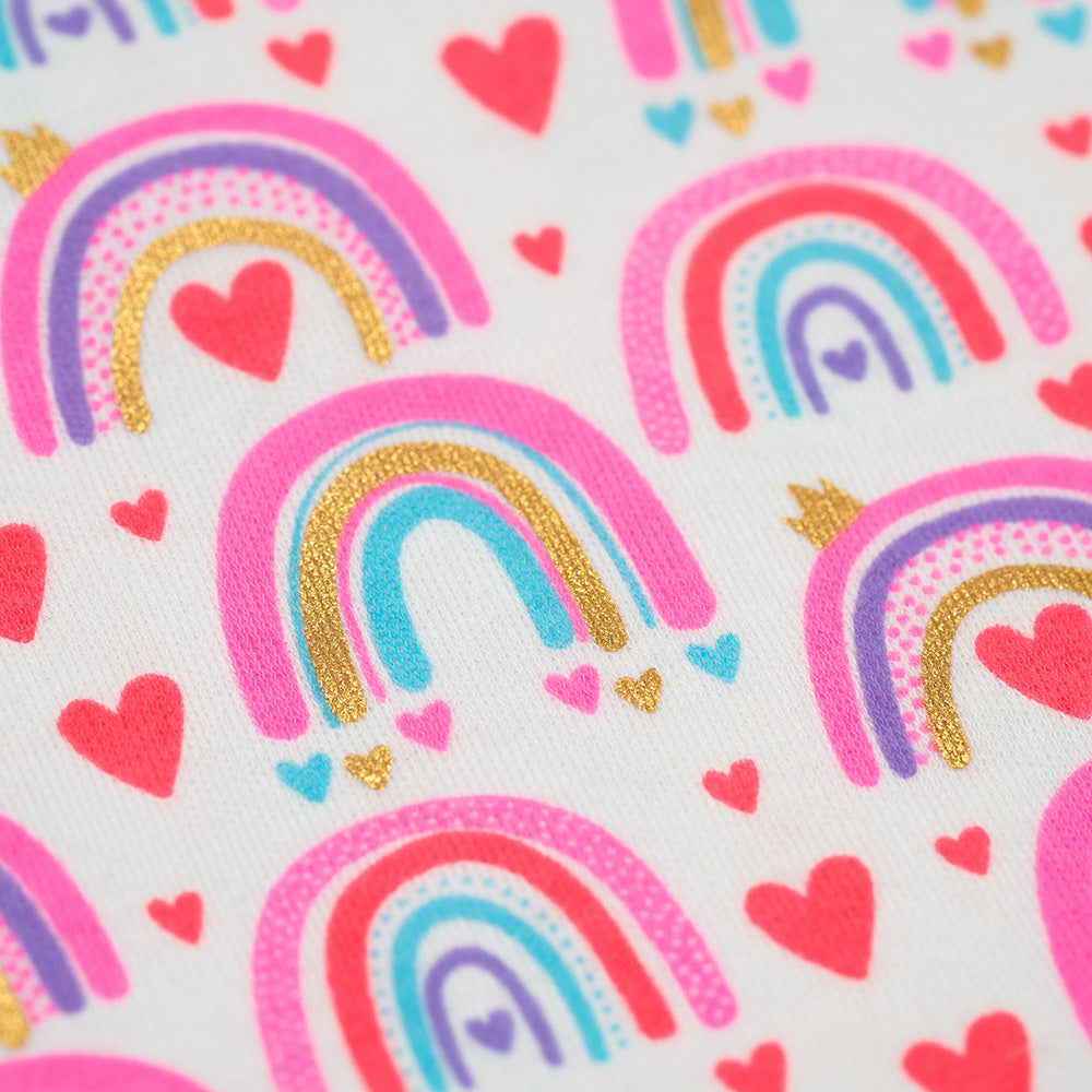 Bipack de Bodies Manga Larga 100% Algodón - Lluvia de Arcoiris