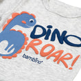 Cargar la imagen en la vista de la galería, Set 2 Body Manga Larga Azul Dinosaurio
