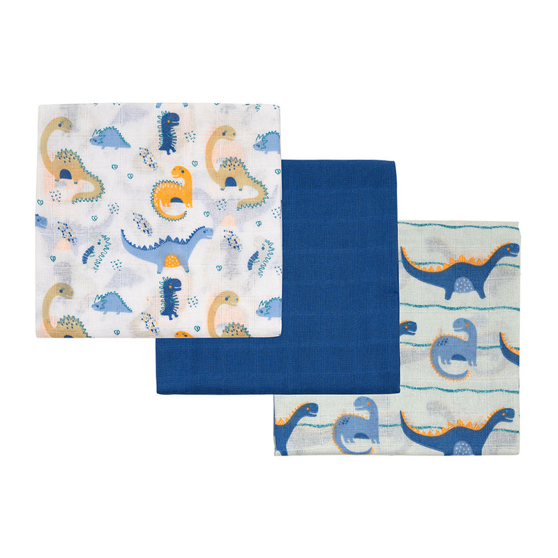 Set 3 Pañales Tuto Azul Dinosaurio
