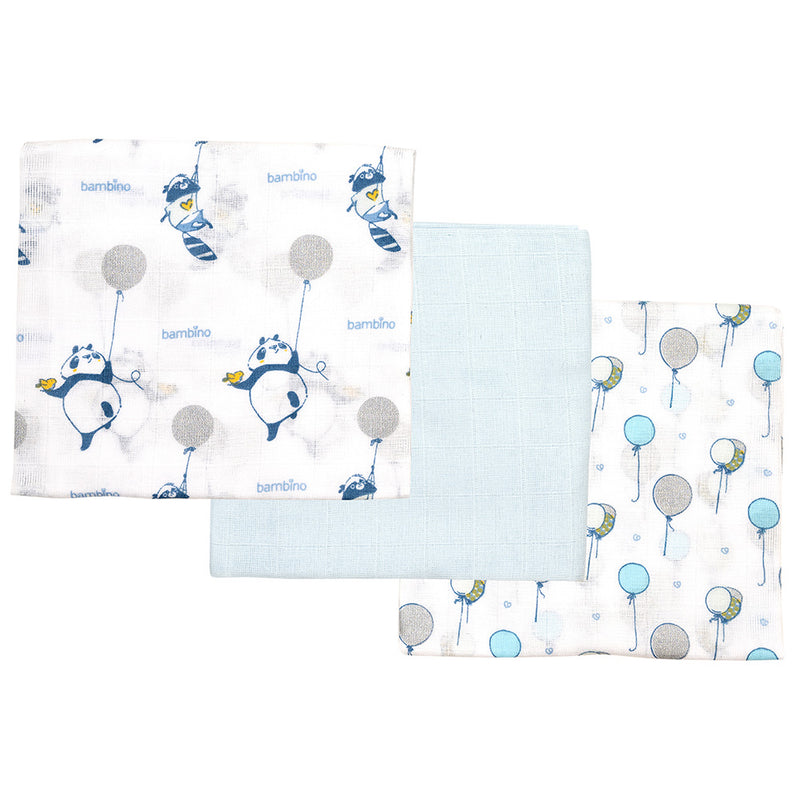 Set 3 Pañales Tuto Azul Panda