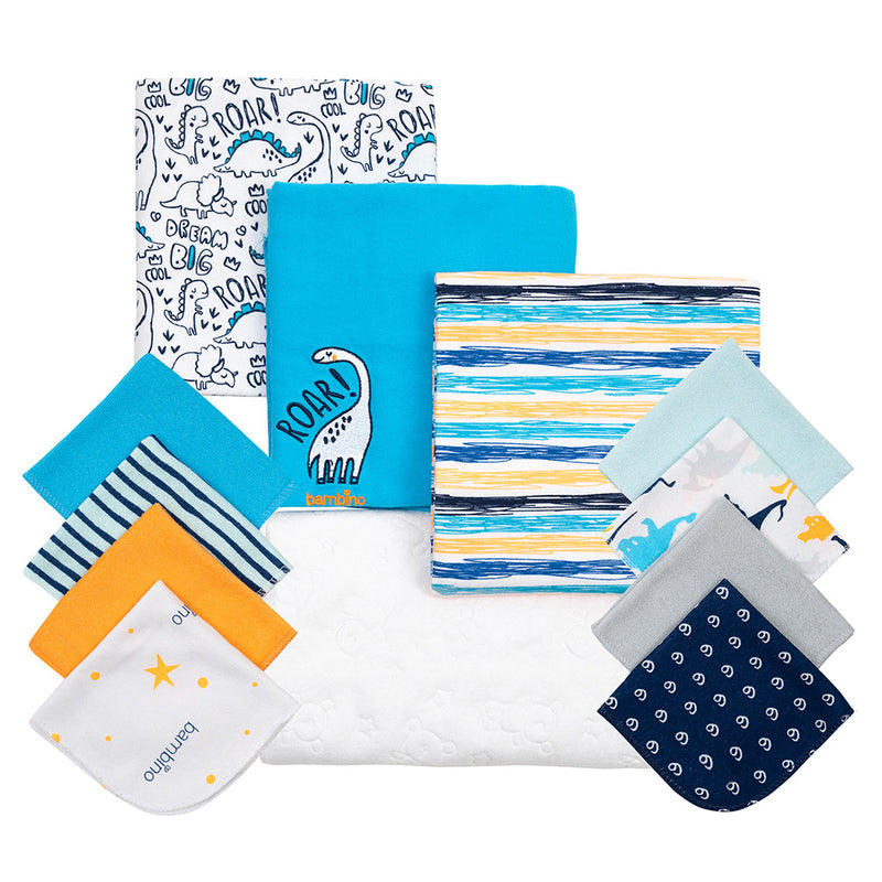 Baby Gift 12 Piezas Azul Dinosaurio