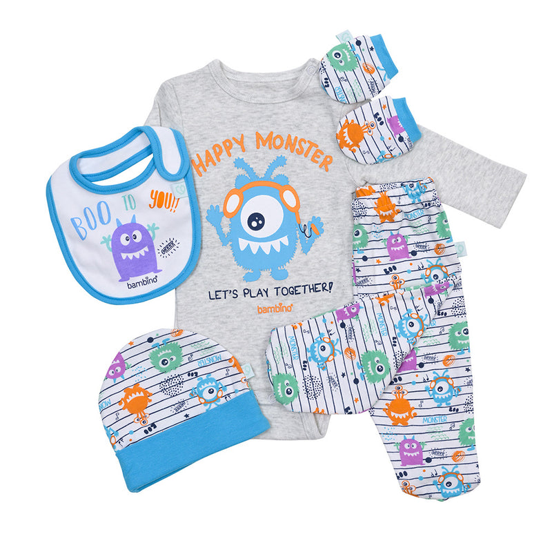 Baby Gift 5 Piezas Multicolor Monsters