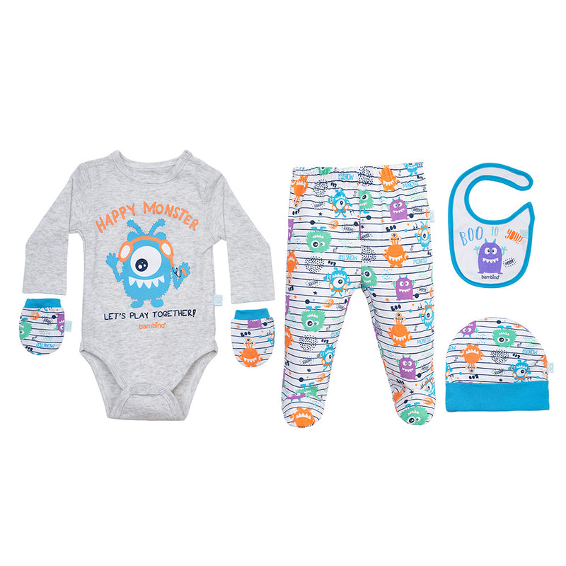 Baby Gift 5 Piezas Multicolor Monsters