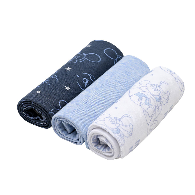Set 3 Tutitos Suavecitos Azul Mickey