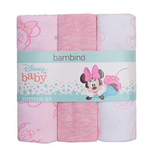 Set 3 Tutitos Suavecitos Rosado Minnie