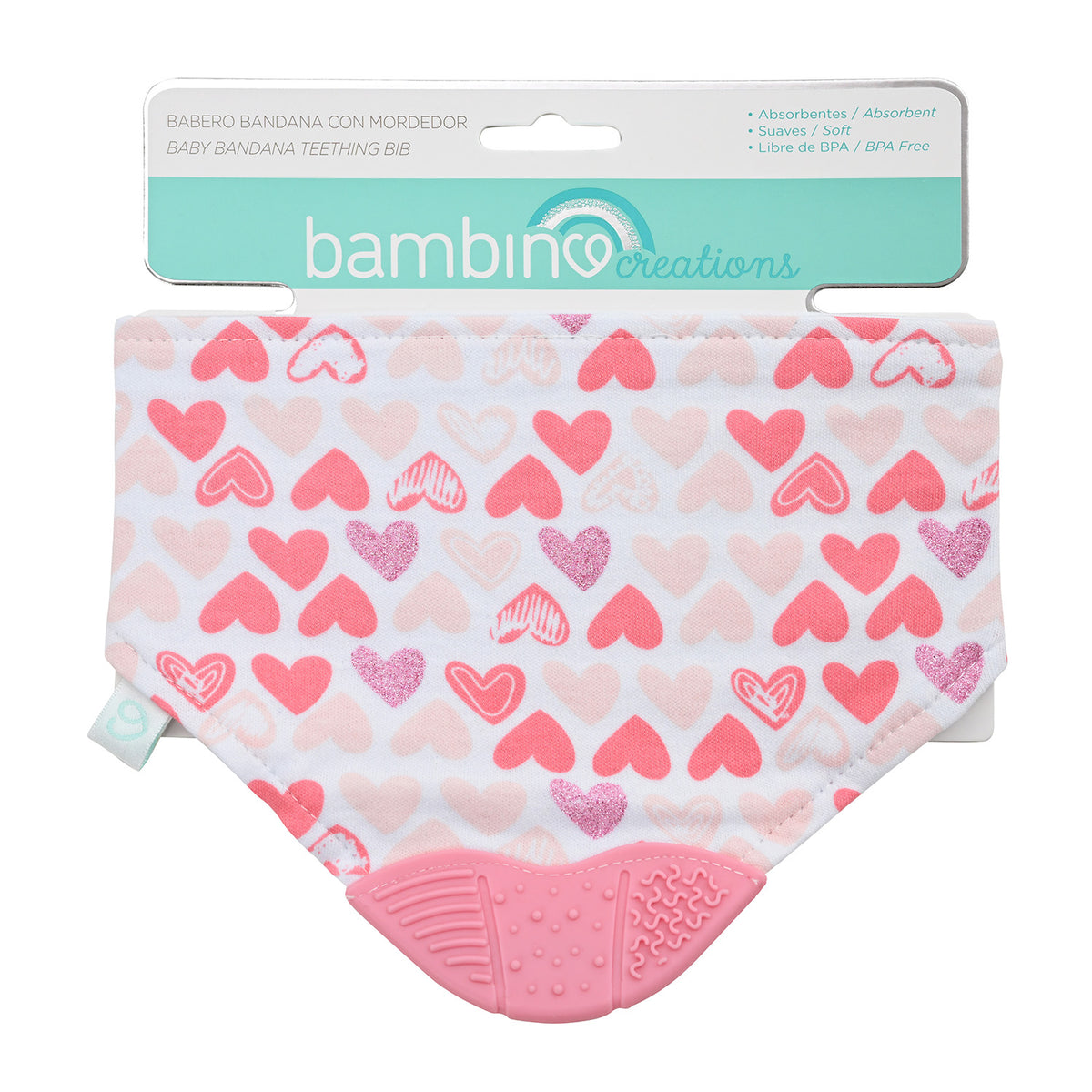 Bandana con Mordedor Corazones
