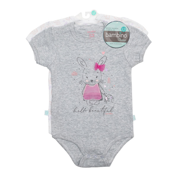 Bambino - 3 Unidades Body Blanco Unisex Recién Nacido - MonarchChile