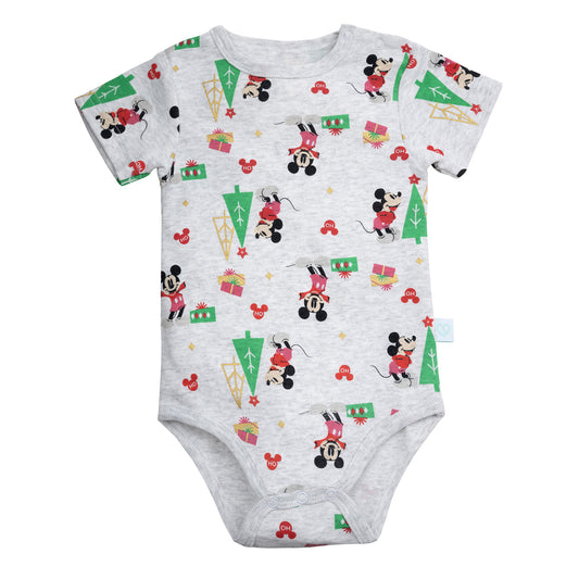 Set 4 Piezas Navidad Gris Mickey