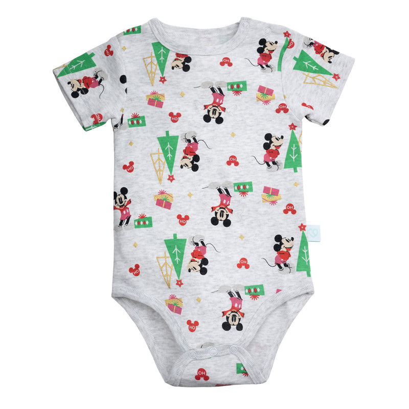 Set 4 Piezas Navidad Gris Mickey