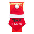 Cargar la imagen en la vista de la galería, Set de 1 Gorrito y 1 Babero Bandana Navidad 100 Algodón - Team Santa
